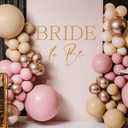 Bride to Be Decal - Bridal Shower Backdrop Sticker, Miss to Mrs Sticker for Balloon Arch, Bride to Be Bridal Shower Party Decorations, Engagement Party (Bride to Be Decal)