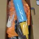 INPANY Kids Bouncy Car Hopper Toys, Toddlers Ride on Car, Inflatable Hopping Toys, Bouncing Buddies, Rubber Bouncer, Outdoor Indoor Birthday Gifts Toy for 2 3 4 Yr Girl Boy, Orange