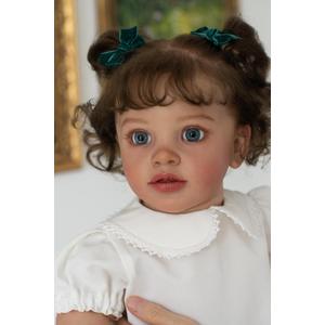 iCradle Reborn Baby Dolls 26inch 68CM Soft Silicone Vinyl Newborn Toddler Baby Doll Handrooted Hair Babies Toys for Kids Age 3+