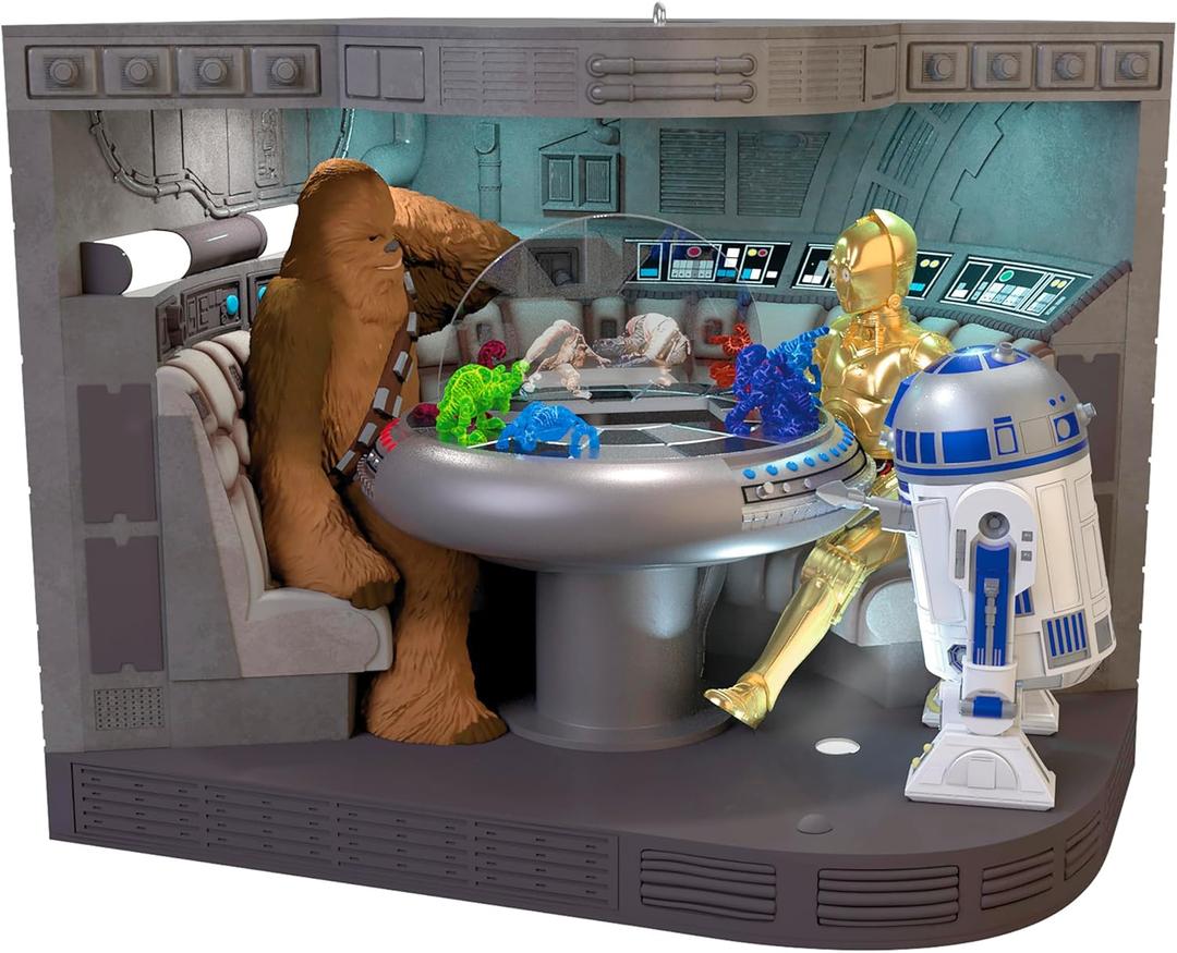 Hallmark Keepsake Christmas Ornament 2025, Star Wars: A New Hope Let The Wookiee Win with Video, Light and Sound, Gifts for Star Wars Fans