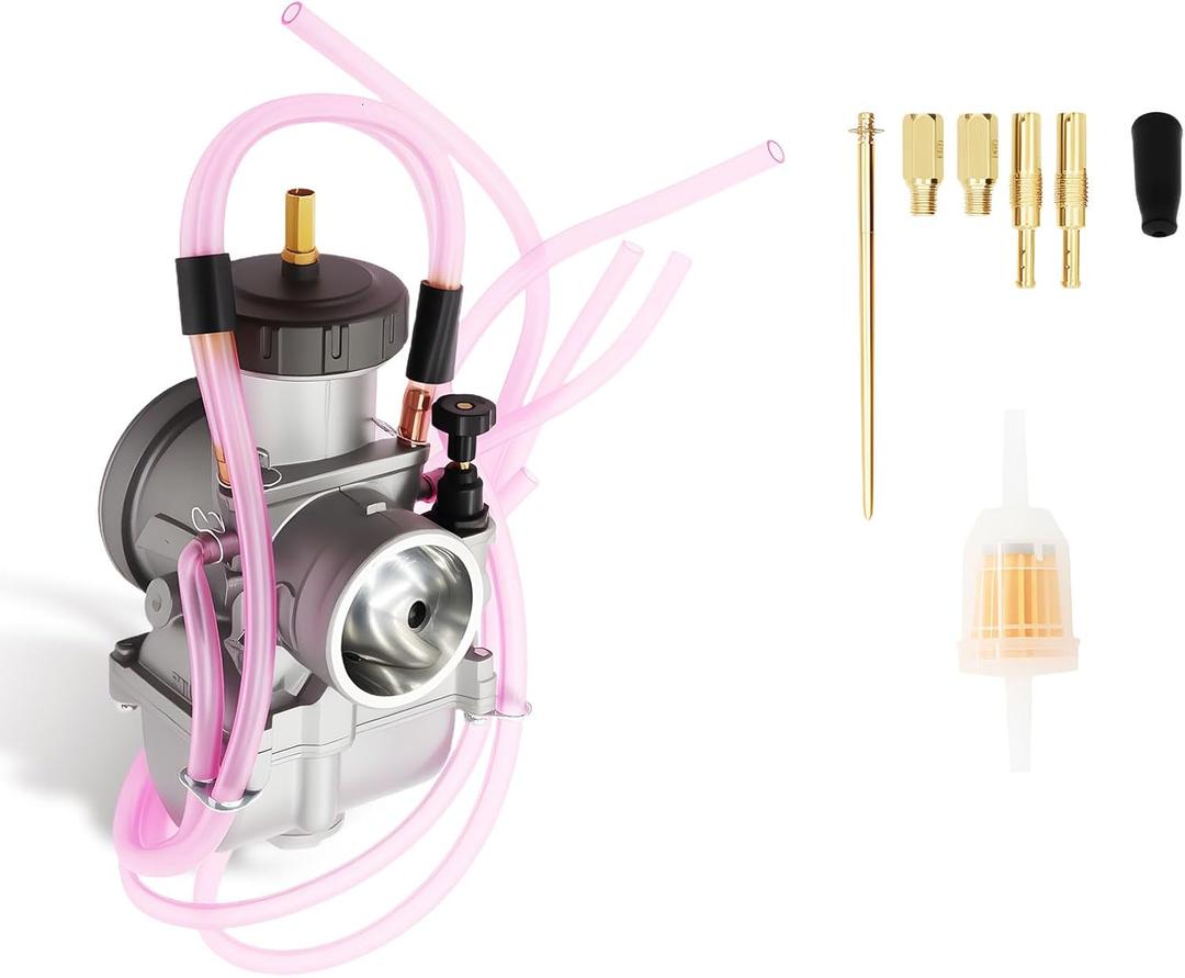 Carburetor Carb Kit Replacement for RM125 RM250 CR250 CR250R CR500R KX125 KX250 YZ250 ATV Engines Carburetor PWK38 38MM 1978-2002
