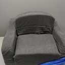 Toddle & Kids Chair,2-in-1 Soft Toddler Couches That Fold Out,Toddler Chairs Comfy 1-3 Years Old,Convertible Sofa to Lounge,Grey