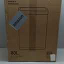 EKO Mirage X 80 Liter / 21.1 Gallons Motion Sensor Trash Can, Automatic Large Kitchen Trash Can Touchless, Stainless Steel