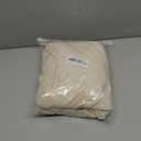 H.VERSAILTEX Armless Accent Chair Covers Thick Velvet Armless Chair Slipcovers High Stretch Chair Covers for Living Room Hotel Machine Washable Furniture Protector with Elastic Bottom, Ivory