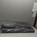 Golf Cart Universal Rear Replacement Cushions for EZGO/Club Car/Yamaha Aftermarket Flip Rear Seat Kit, Black,2 Piece Set