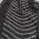 Women's Sexy Elegant Rhinestone Embellished Velvet Party Club Night Bodycon Formal Evening Maxi Dress XL