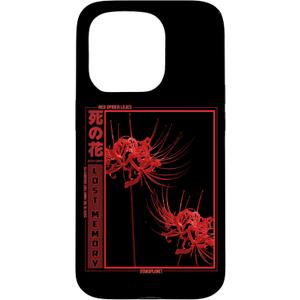 Japanese Spider Lily Flower Lover Anime Aesthetic Manga Case for iPhone 15 Pro