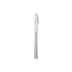 Thunder Group SLDO009 Dinner Knife, 7.95", Medium-Weight, Simple line-Trimmed Handle, 18/0 Stainless Steel, Bright Finish, Domilion, Pack of 12