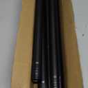 Black Shower Curtain Rod 31 to 80 Inch,1 Inch Diameter Adjustable Spring Tension Stainless Steel Telescoping Rod,Easy Install,No Rust