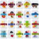 75Pcs Miniature Supermarket Food Lunch Box Dollhouse Kitchen Set Mini Takeaway Snacks Resin Fruit Crisper Accessories Bread Pretend Play Toys Grocery Store Kids Shopping Model Tableware Vegetables