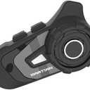 Martian Motocycle Helmet Bluetooth 5.1 Headset Wireless IP67 Waterproof Motoriding, Biking & Skiiing/BlueT-S2 /1000M Intercom/2 in 1 Microphone/2 Riders Intercom/