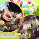 36 Pcs Spring Eggs Colorful Foam Bright Spring Basket Stuffers for Hunt Creative Surprise Egg for Party Favor Decorations, 1.97 x 1.18 Inches (Classic Color)