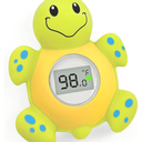 Baby Bath Thermometer Floating Toy, Baby Safety Tub Temperature Water Thermometer, Bathing Toy for Swimming Pool - Kid Toddler Baby Essentials for Newborn, Baby Shower Gifts for Mom (Turtle)