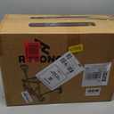 ROSONG Collapsible Wagon Cart with Wheels Foldable  Folding Utility Heavy Duty Wagons Carts for Grocery Sports Garden Shopping Camping Wheelbarrows (Black, 120L)