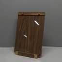 1PK Acrylic Sign Holder 8.5 x 11 with Walnut Wood Base, Clear Plastic Commercial Display Stand for Menu, Poster, Flyer, Table Paper Frame for Restaurant, Office, Store, Bar, Wedding