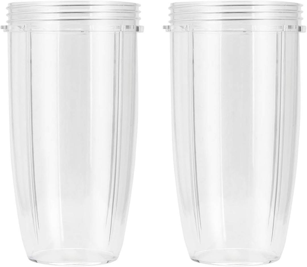 Replacement Cup for Nutribullet Replacement Parts 32oz for Nutri Bullet 600W and 900W, Pack of 2