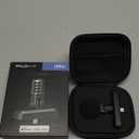 PALOVUE Portable MFi Certified Microphone with Lightning Connector for iPhone iPad, Professional Digital Stereo Cardioid Condenser Mic with Charging Port and 3.5mm Headphones Jack for Recording