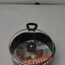 IMUSA USA IMU-91635 Nonstick Stock Pot with Glass Lid 4.8-Quart, Charcoal