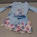 Newborn Baby Girl My 1st Easter Outfit Bunny Romper Bloomers Tutu Skirt Socks Headband Set First Easter Outfit, 0-3 Months