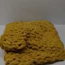 Chunky Knit Blanket Throw 40"40", Hand Knitted Warm Chenille Throw Blanket, Home Decor Soft Thick Yarn Cable Knit Blanket,Soft Breathable Fleece Banket Christmas for Couch Bed Sofa Best Gift (Yellow)