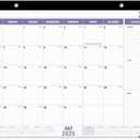 Large Desk Calendar 2025-2026, Runs from July 2025 to December 2026, 22" x 17" Desk Calendars with to-do List, 18 Months Calendar 2025, Extra Large Desk Calendar for Home or Office (17" x 22", Purple)