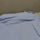 KIRUNDO Women's Summer Maxi Dresses Elegant V Neck Ruffle Flutter Sleeves Empire Waist Pleated Flowy Wedding Guest Dress (Medium, Light Blue)