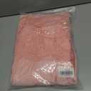 Women's Off The Shoulder Embroidered Lace Maxi Wedding Dress Boho Wedding Guest Formal Party Maternity Photoshoot Dresses (Pink, M)