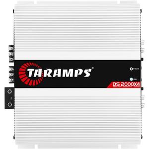 Taramp's DS 2000x4 2 Ohms 2000 Watts RMS 4-Channel 500x4 Watts RMS, Class D Full Range, Crossover High / Low Pass Fixed Bridgedable Car Audio Amplifier