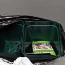 Square Nursery Succulent Pots 4 Inches 60 Pcs Deep Flower Plant Nursery Seedling Grow Pots Plastic with Drainage (Green, 4Inches, 60Pcs)