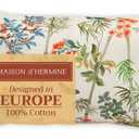 Maison d' Hermine Decorative Pillow Covers 12x20 Inch Rectangle 100% Cotton Throw Pillow Covers with Invisible Zipper for Living Room Couch, Chair, Sofas, Bedroom, Home (Canne - Light Beige)