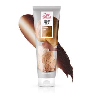 Wella Professionals Color Fresh Mask | Caramel Glaze | Natural Shade | Hair ColorDepositing Mask | Vegan Formula with Avocado Oil | Zero Damage | Silicone Free | 5 Fl Oz
