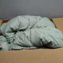 Litanika Comforter Full Size Set Sage Green, 3 Pieces Lightweight Bed Set, Solid Bedding Comforters Sets, Soft All Season Down Alternative Quilt Blanket