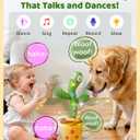 Dancing Talking Cactus Baby Toys 0-6 3-6 6-12 12-18 Months, Toddler Boys Girls Gifts for 2 3 4 5 6 7 8 9 10 Month Old Baby Toy Singing Mimicking Recording Repeating What You Say with 120 English Songs