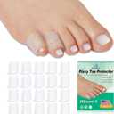 20pcs Pinky Toe Protector Women, Gel Toe Caps, Open Toe Sleeves, Breathable Toe Cushions for Blisters, Corns, Hammer Toes, Toenails Loss (Infused with Aloe Vera Extract) (Small)