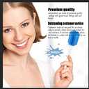 Wellgler's Disposable Oral Swabs,Sterile Sponge Mouth Swabs,Individually Wrapped (50pcs,Blue)