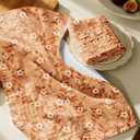 Miss Adola Cotton Waffle Kitchen Towels Cute 370 GSM 16x25 Inch Terry Cloth Waffle Decorative Dishcloth for Kitchen Set of 2 with Hanging Loop Absorbent Hand Tea Towel for Home Design, Rustic Flower