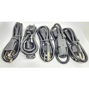 PC Accessories- Connectors Pro 5-PK 2' Universal Power Cable Cord - 2 Feet IEC320 C13 to NEMA 5-15P, 5-Pack CSA UL RoHS