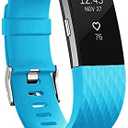 POY Replacement Bands Compatible for Fitbit Charge 2, Classic Edition Adjustable Sport Wristbands