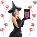 Fruidles Halloween Vampires Fangs Tattoo Lollipop Suckers Candy, Great for Goody Party Bag Fillers, Individually Wrapped (5 Pounds (Bulk))