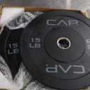 2Pack CAP Barbell Rubber Olympic Bumper Plates 15LB