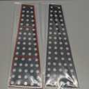 Aluminum Alloy Rear Door Window Panel Cover Decoration Compatible with Land Rover Discovery 2 1998-2004,Car Rear Window Moldings Honeycomb Panel Decorative Cover Trim