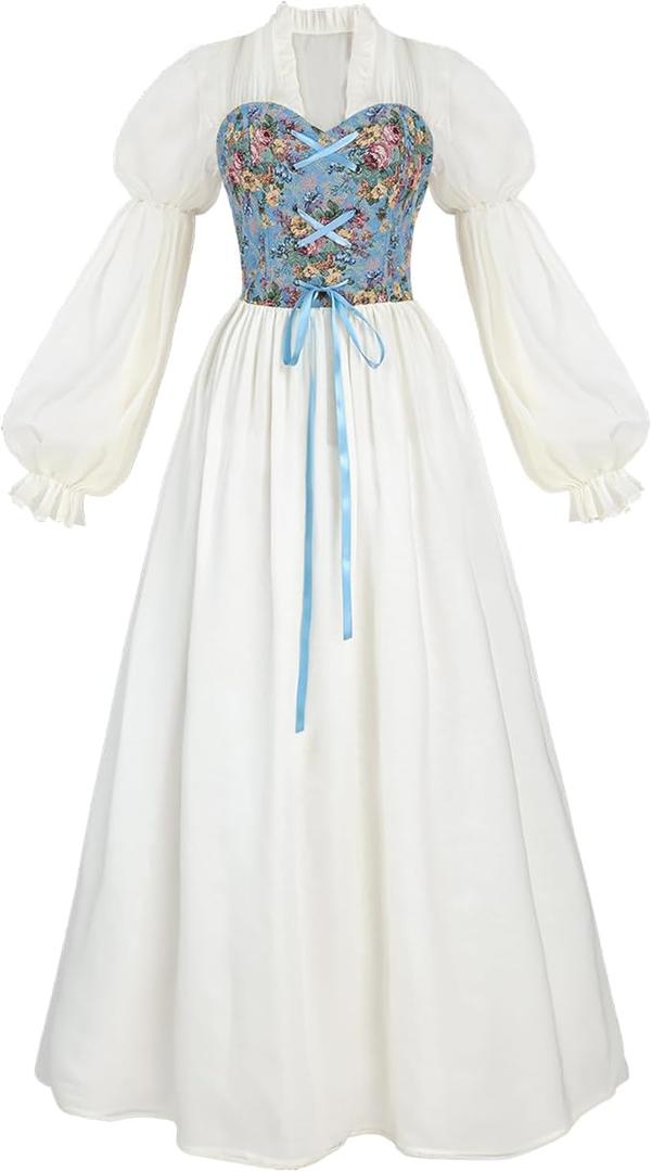 Women Renaissance Corset Pirate Bustier Top Bodice Bodyshaper Medium