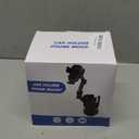 Phone Holders for Your Car, 2 in 1 Universal Cup Holder Expander Adjustable Base with Phone Mount, Long Arm with 360Rotation Cup Holder Phones Mount for Car Compatible with All Smartphones