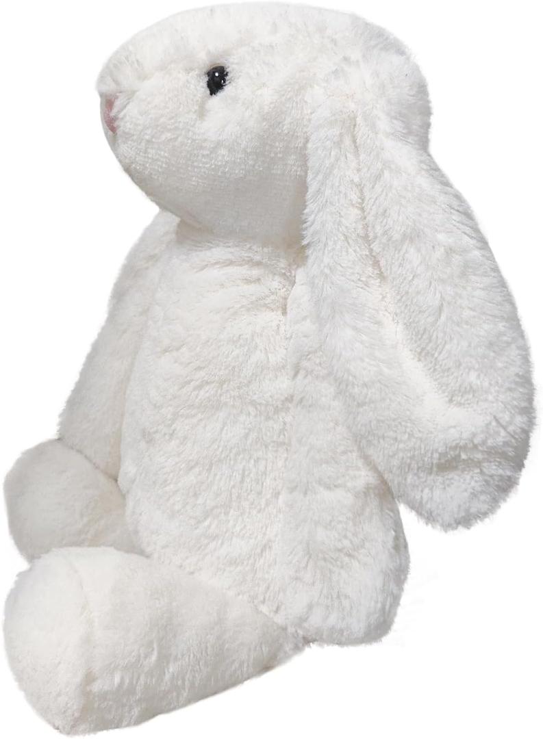 White Bunny Stuffed Animalt - Adorable Plush Companion for Cuddles & Playtime. Soft & Huggable with Lifelike Features. Ideal Gift for Kids (White 15.8")
