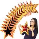 Geosar 48 Pcs Movie Star Cardboard Red Carpet Awards Night Cutouts Confetti Cutouts for Bulletin Board Movie Party Decoration Supply Wall (11 Inch)