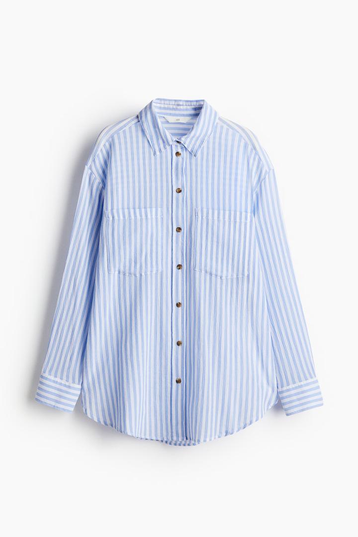 H&M Cotton Women's Button Down Shirt, Size 7