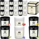 MTLEE 36 Pcs Scented Candles for Home Bulk Jar Candles Gift Set for Women Long Lasting Aromatherapy Candle for Birthday Teacher Thanksgiving Anniversary(Elegant Style)