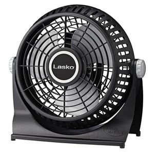 Lasko Breeze Machine Pivoting Floor/Table, 2-Speed, Black (507) Household Fans