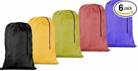 Large 28 X 38 Laundry Bag with Cord Assorted Colors and Patterns (5)