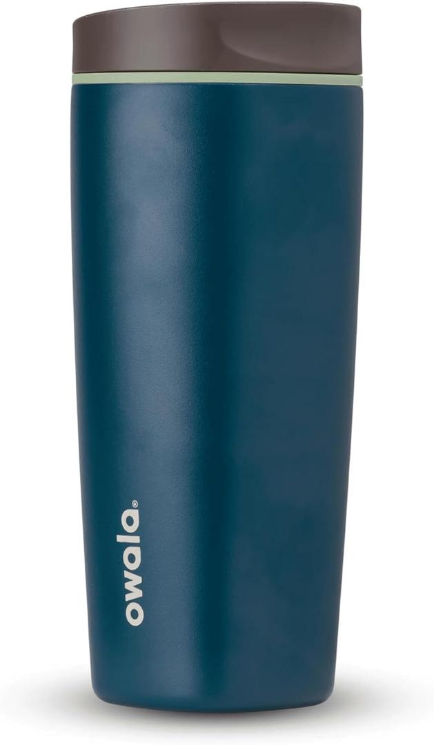 SmoothSip Stainless Steel Coffee Mug 20oz - Moonlit Blue - Leakproof Travel Tumbler with Smooth Spout, Insulated Hot & Cold Drink Cup